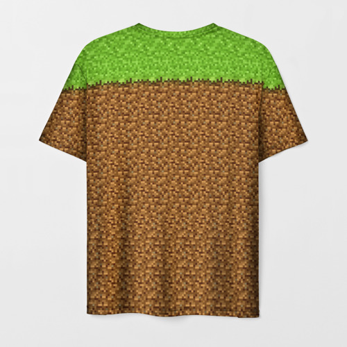 Мужская футболка 3D Денис-Minecraft, цвет 3D печать - фото 2