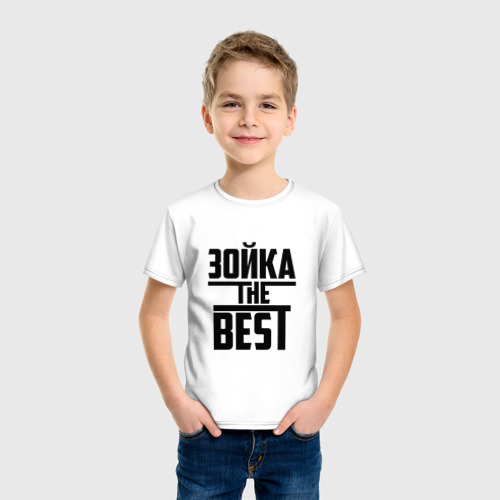 Детская футболка хлопок Зойка the best, цвет белый - фото 3
