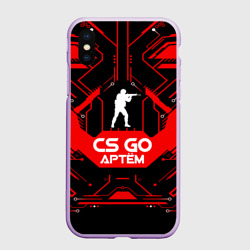 Чехол для iPhone XS Max матовый Counter Strike-Артём