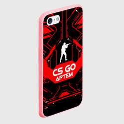 Чехол для iPhone 5/5S матовый Counter Strike-Артём - фото 2