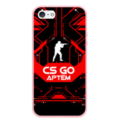 Чехол для iPhone 5/5S матовый Counter Strike-Артём