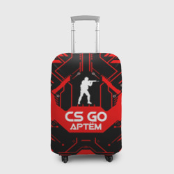 Чехол для чемодана 3D Counter Strike-Артём