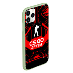 Чехол для iPhone 11 Pro матовый Counter Strike-Артём - фото 2