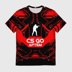 Мужская футболка 3D Counter Strike-Артём