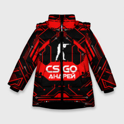 Зимняя куртка для девочек 3D Counter Strike-Андрей