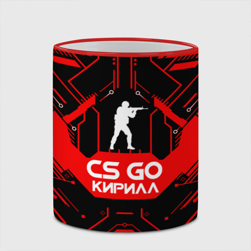 Кружка с полной запечаткой Counter Strike-Кирилл, цвет Кант красный - фото 4