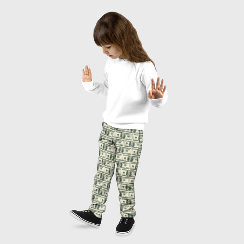 Детские брюки 3D Доллары - фото 3