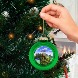 Ёлочный шар стеклянный/пластиковый Артём - Minecraft - фото 2