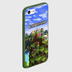Чехол для iPhone 5/5S матовый Владимир - Minecraft - фото 2