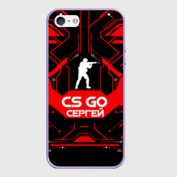 Чехол для iPhone 5/5S матовый Counter Strike-Сергей