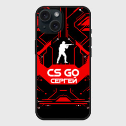 Чехол силиконовый для Apple iPhone 15 матовый Counter Strike-Сергей