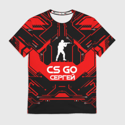 Мужская футболка 3D Counter Strike-Сергей