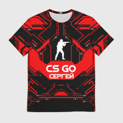 Мужская футболка 3D Counter Strike-Сергей