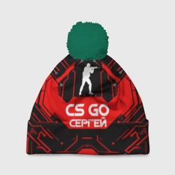 Шапка 3D c помпоном Counter Strike-Сергей