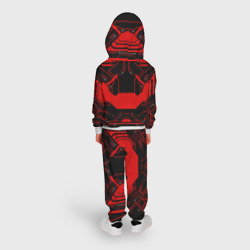 Костюм с принтом Counter Strike-Дмитрий для ребенка, вид на модели сзади №2. Цвет основы: белый