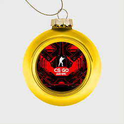 Ёлочный шар стеклянный/пластиковый Counter Strike-Денис