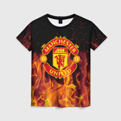 Женская футболка 3D FC Manchester United