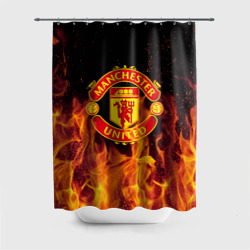 Штора 3D для ванной FC Manchester United