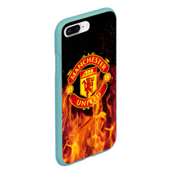 Чехол для iPhone 7Plus/8 Plus матовый FC Manchester United - фото 2