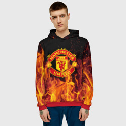 Мужская толстовка 3D FC Manchester United - фото 2