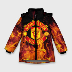 Зимняя куртка для девочек 3D FC Manchester United