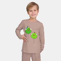 Детская пижама с лонгсливом хлопок Хлебоуточки - фото 2