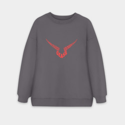 Женский свитшот oversize без начеса хлопок Code Geass 7