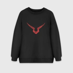 Женский свитшот oversize без начеса хлопок Code Geass 7