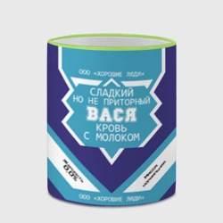 Кружка с полной запечаткой Вася - банка сгущенки - фото 2