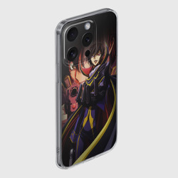 Чехол для iPhone 15 Pro Max силиконовый с защитой камеры Code Geass 8 - фото 2