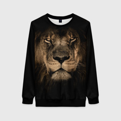 Женский свитшот 3D Лев