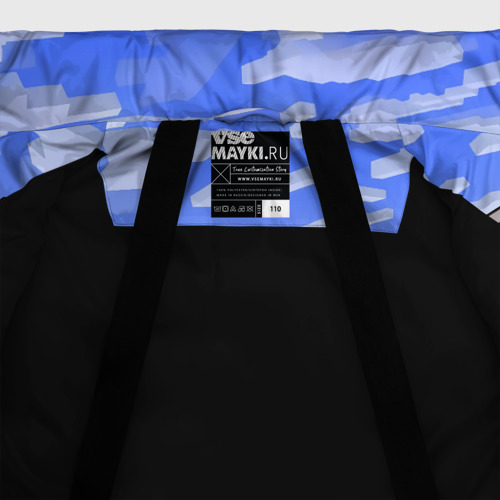 Зимняя куртка для девочек 3D Даниил - Minecraft, цвет черный - фото 7