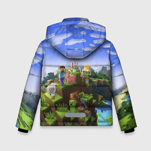 Зимняя куртка для мальчиков 3D Даниил - Minecraft, цвет черный - фото 2