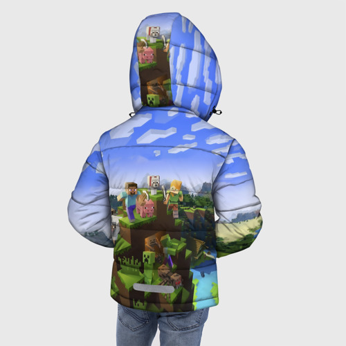 Зимняя куртка для мальчиков 3D Даниил - Minecraft, цвет черный - фото 4
