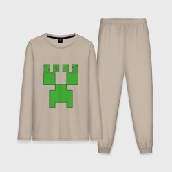 Мужская пижама с лонгсливом хлопок Даня - Minecraft