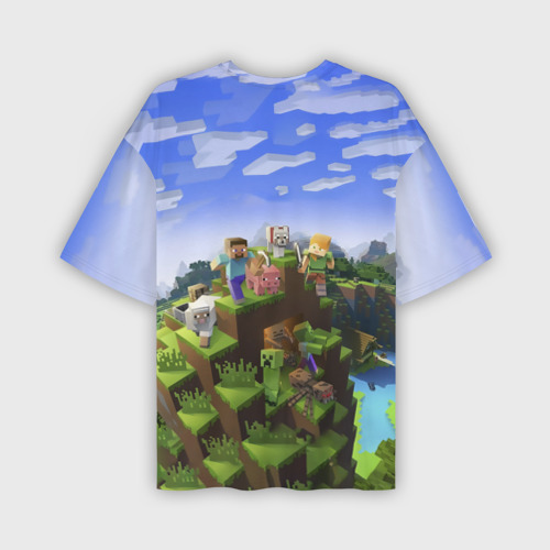 Мужская футболка oversize 3D Григорий - Minecraft, цвет 3D печать - фото 2