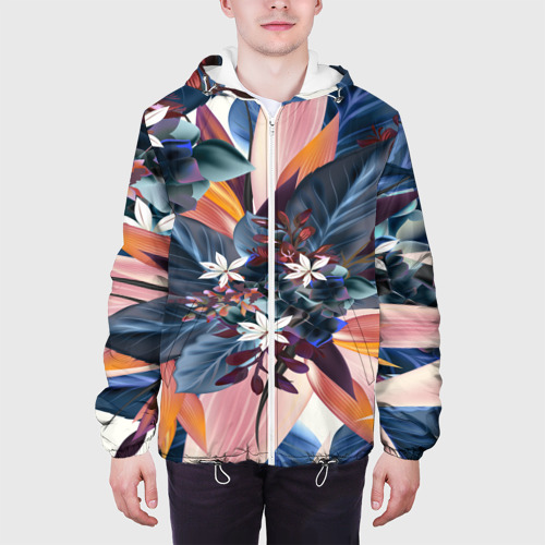 Мужская куртка 3D Flower collection, цвет 3D печать - фото 4