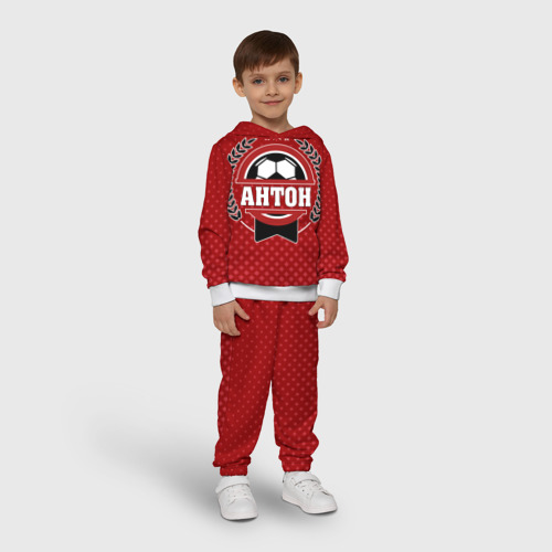 Детский костюм с толстовкой 3D Антон звезда футбола - фото 3