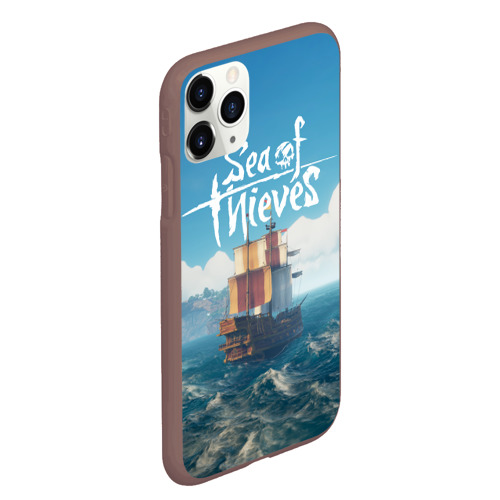 Чехол для iPhone 11 Pro Max матовый Sea of Thieves, цвет коричневый - фото 3