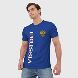 Мужская футболка 3D Россия - фото 2