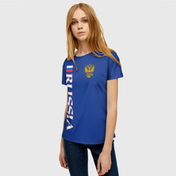 Женская футболка 3D Россия - фото 2