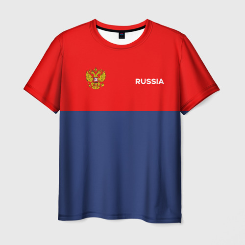 Мужская футболка 3D Россия, цвет 3D печать