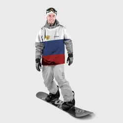Накидка на куртку 3D Россия Триколор
