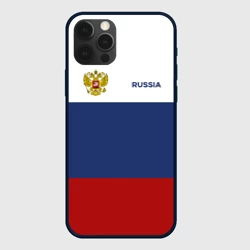 Чехол для iPhone 12 Pro Россия Триколор