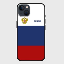 Чехол для iPhone 14 Россия Триколор