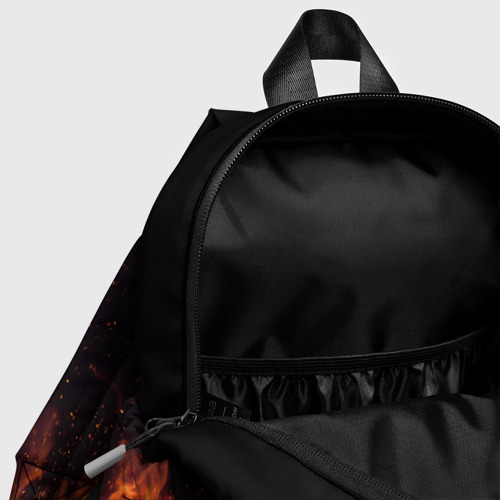 Детский рюкзак 3D с принтом Саня огонь мужик, фото #4