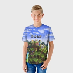 Детская футболка 3D Илья - Minecraft - фото 2