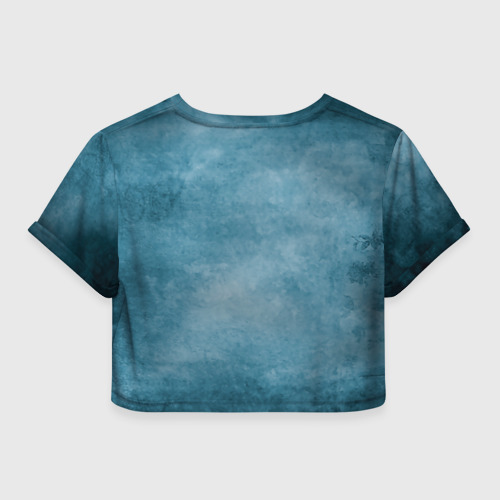 Женская футболка Crop-top 3D Юлия в стиле Доктор Хаус, цвет 3D печать - фото 2