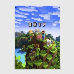 Постер Пётр - Minecraft