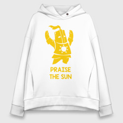 Женское худи Oversize хлопок Praise the sun